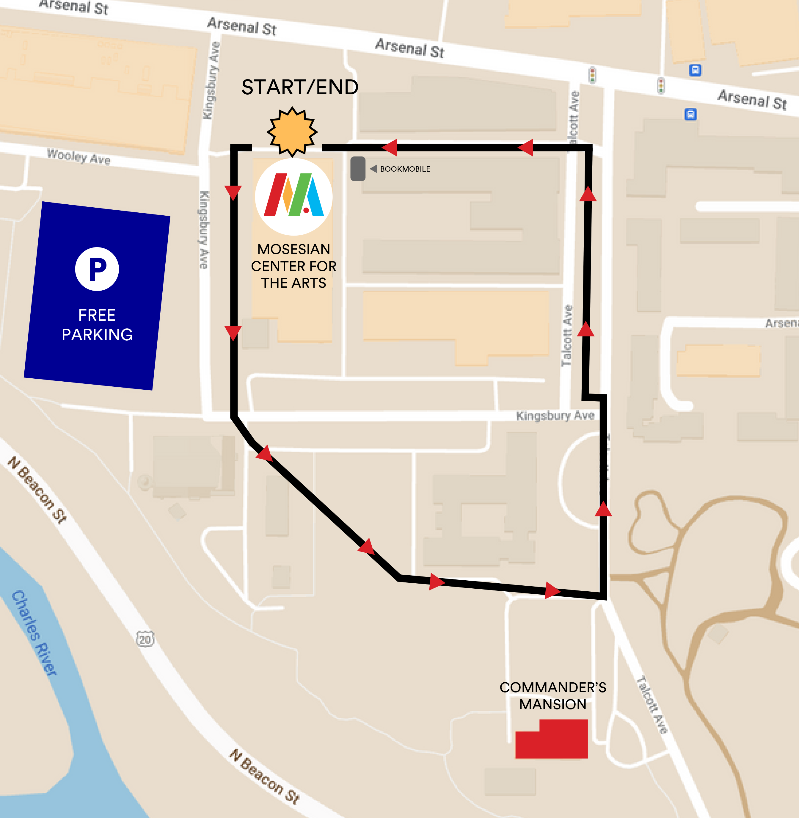 Map of parade route