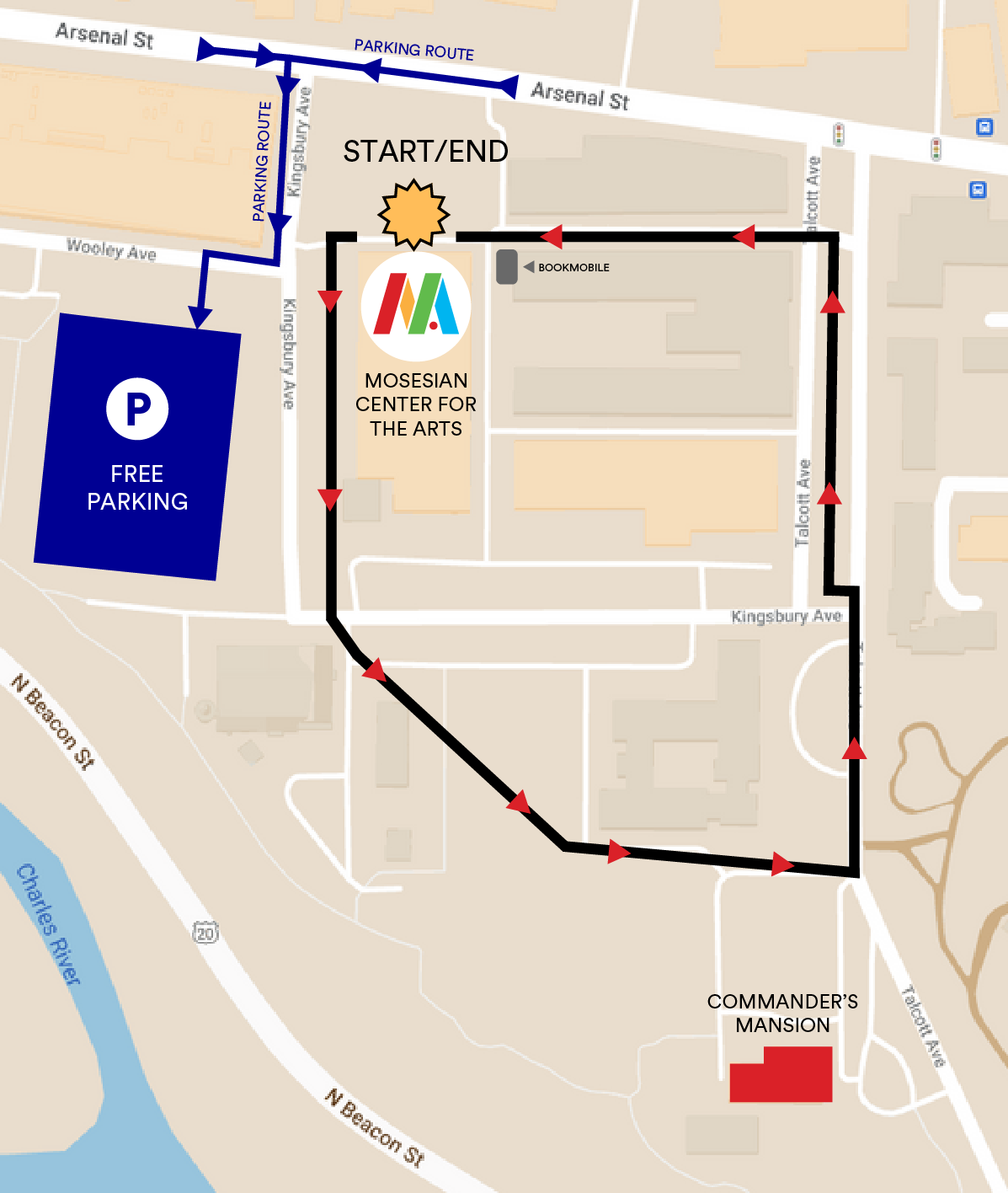 Map of parade route