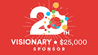 Sponsor Button Visionary $25,000